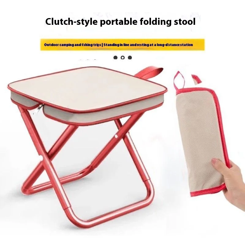 Camping Folding Chair Outdoor Portable Travel Fishing Stool Mini Foldable Seat Durable Comfortable for Picnic Beach