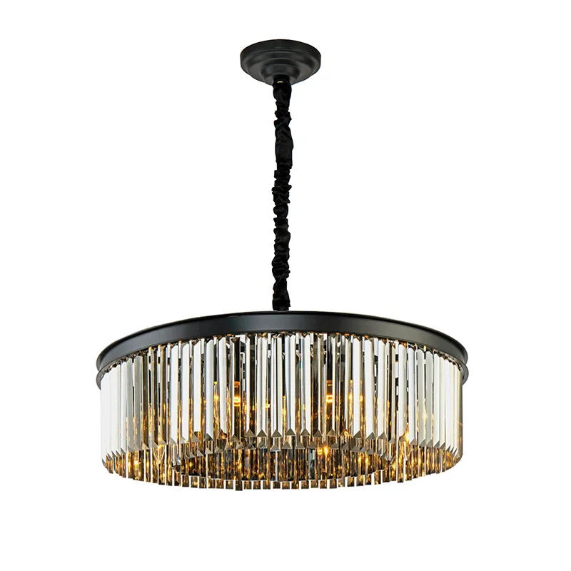 

Retro Personality Living Room Crystal Chandelier Bedroom Dining Villa Modern Creative Design
