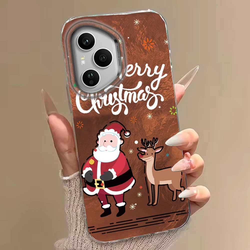 Merry Christmas Santa elk Phone Case For Honor 400 200 90 Smart Pro Magic7 6 5 70 Lite X9a X9c X9b X8a X8b X6c X7b X7c X6b Cover