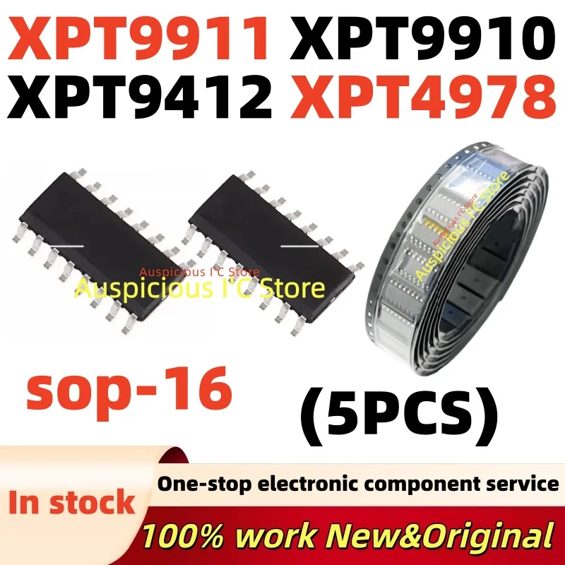 (5 uds) 100% nuevo XPT9911 XPT9412 XPT9910 XPT4978 sop-16