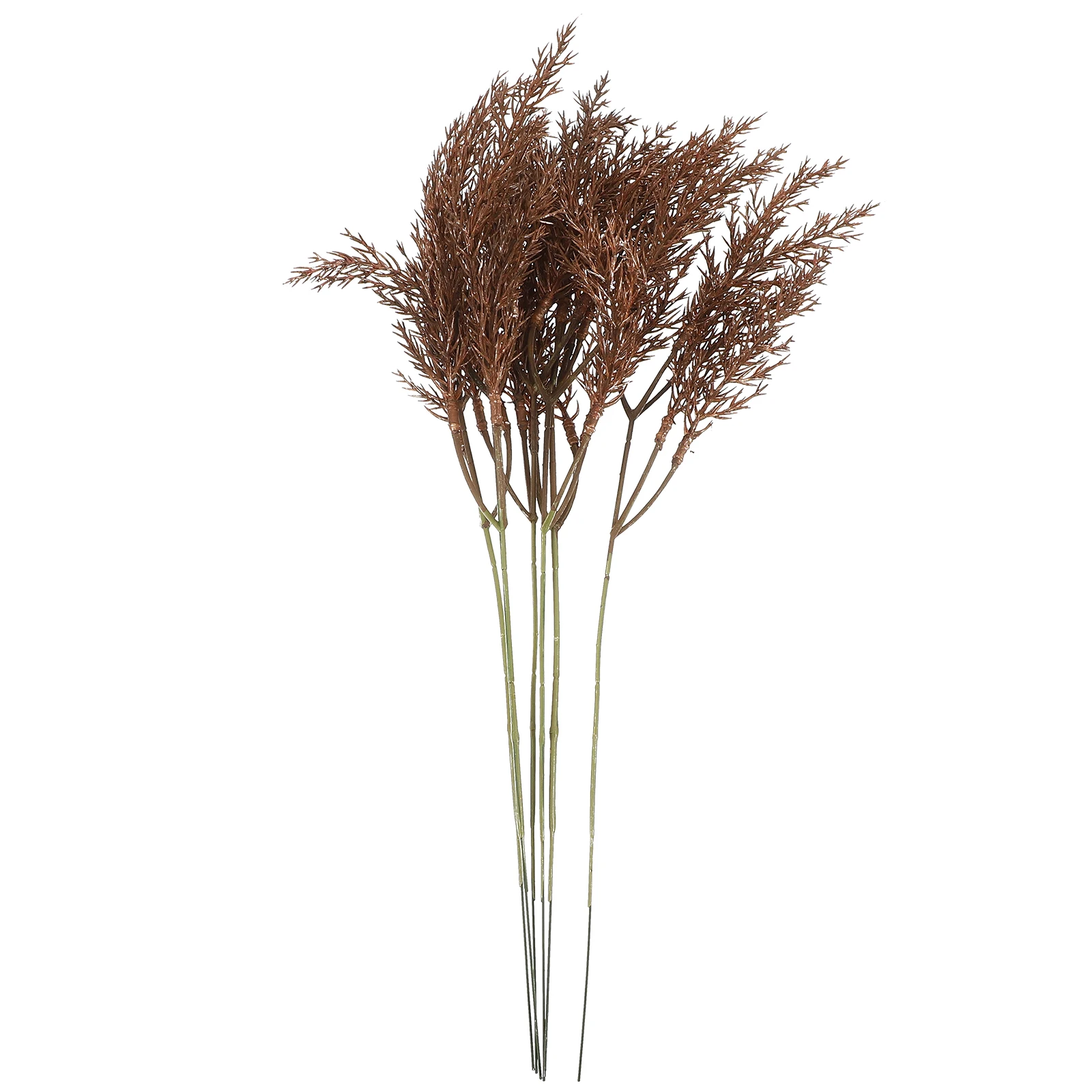 

Artificial Flowers Decoration Realistic Wedding Bouquet Dried Deep Brown Easy Maintenance Home Garden Floral