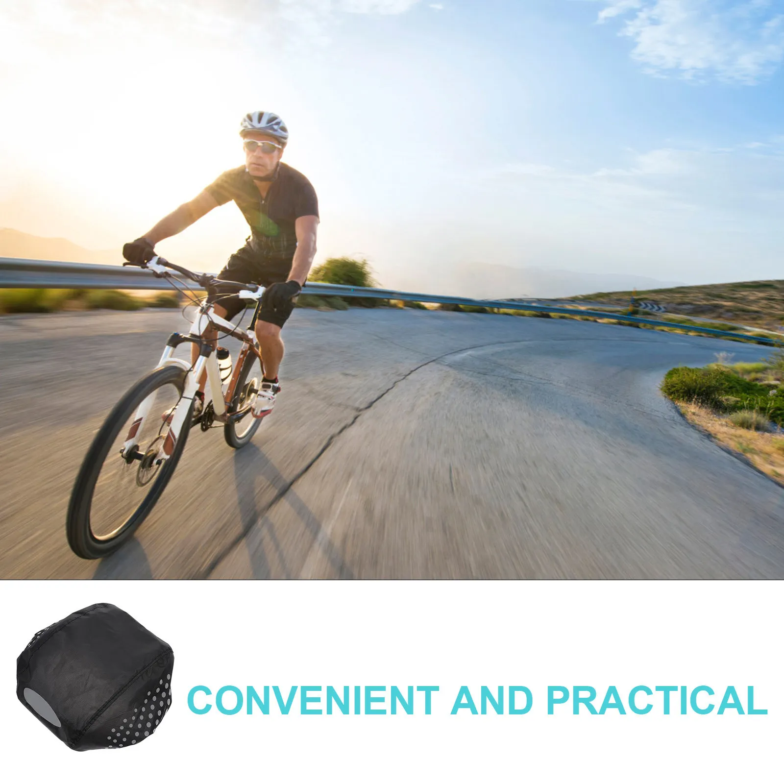 

1Pcs Reflective Cycling Cover Waterproof Oxford Cloth Windproof Rain Protector High Visibility Shield Outdoor