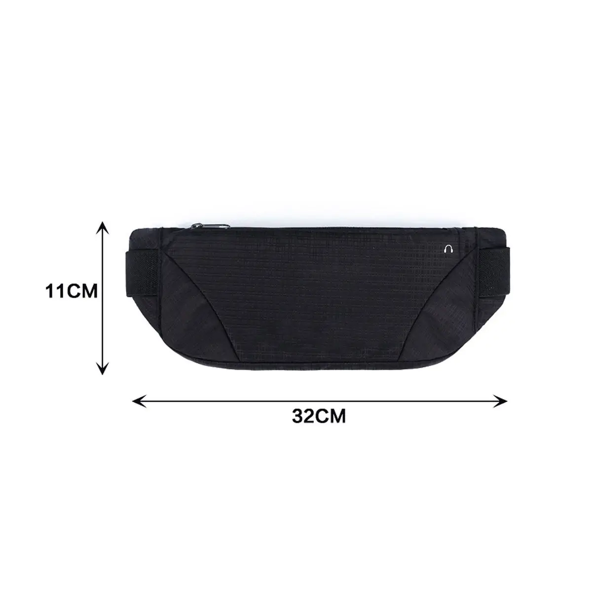 Lightweight Running Waist Bag Yellow High Capacity Waterproof Outdoor Waist Pouch for Travel Hiking Bike Dog Walking