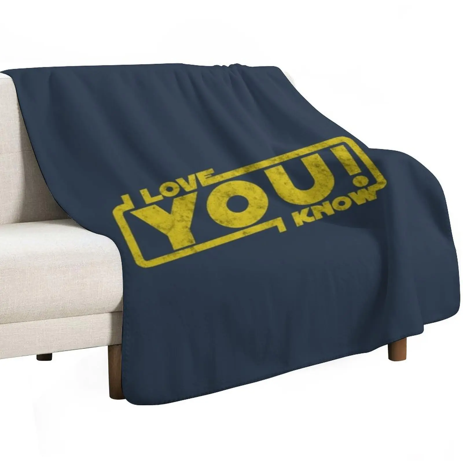 

i love you i know movie quote Leia Han Blockbuster Throw Blanket Furry Soft Plaid Cute Plaid Blankets For Baby Blankets