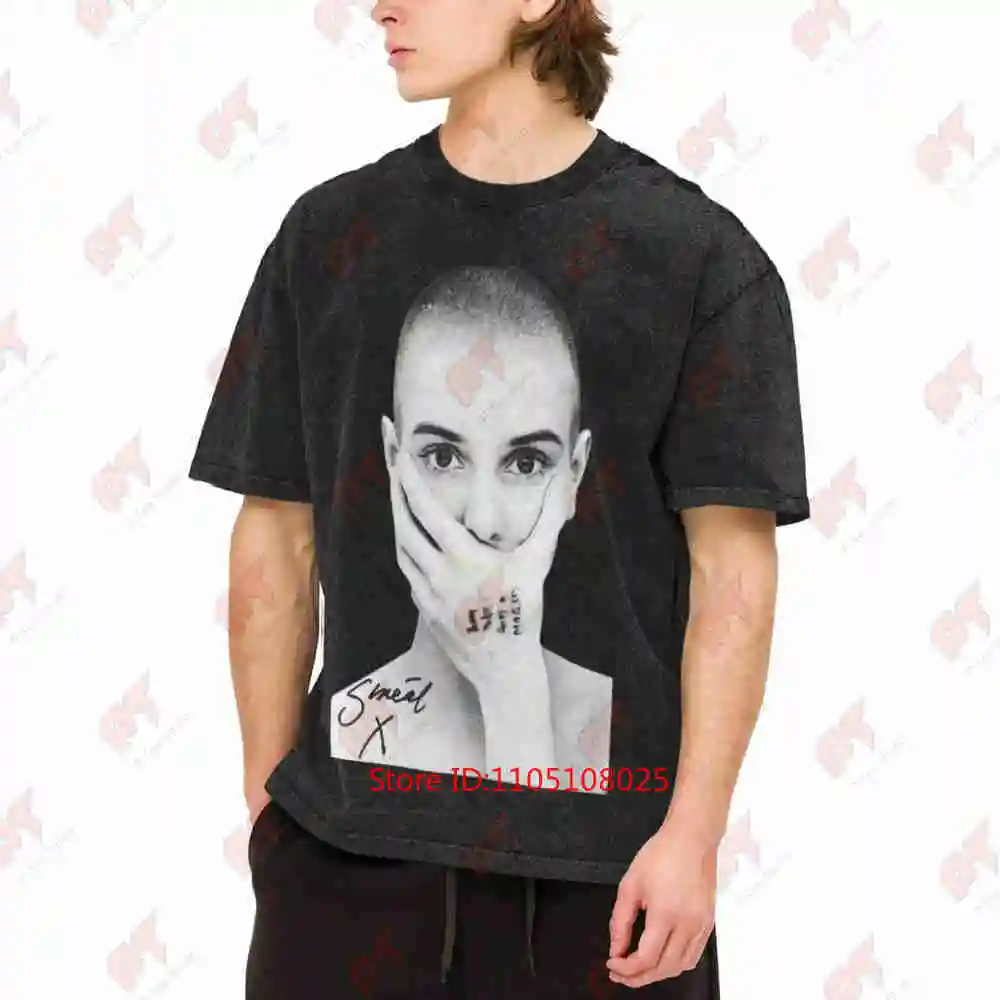 Sinead O Connor Vintage Washed Tee Pure Cotton T-Shirt