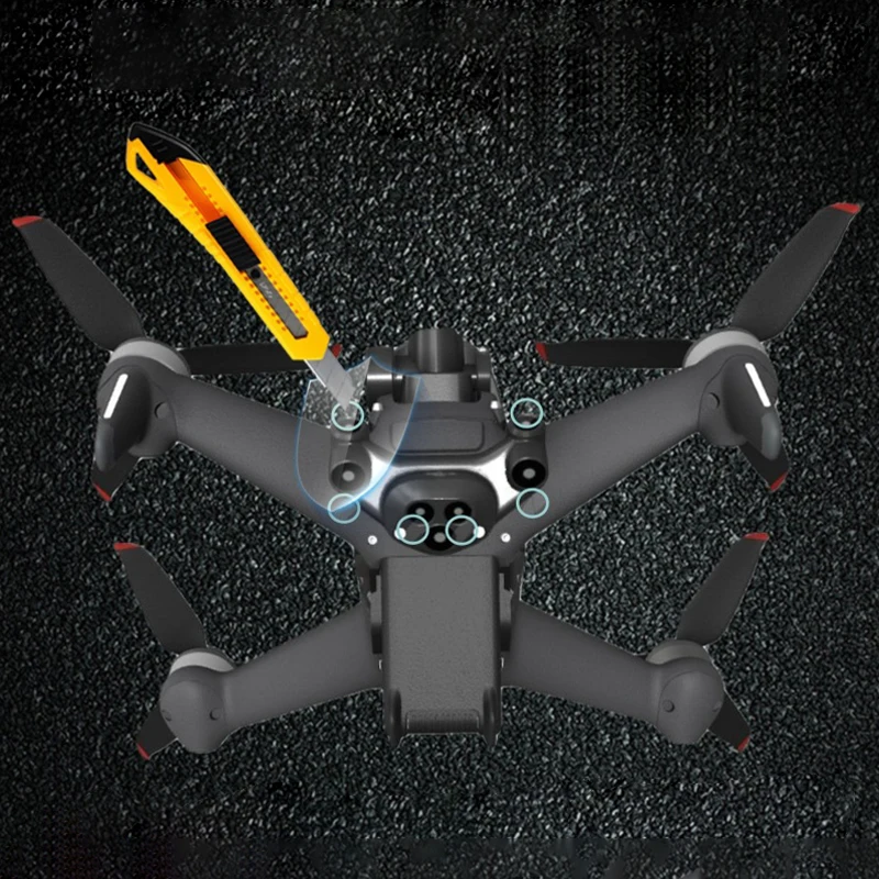 Per DJI FPV Drone Body Sensor Pellicola protettiva antigraffio Occhiali V2 Occhiali da volo Pellicola protettiva antipolvere Accessori