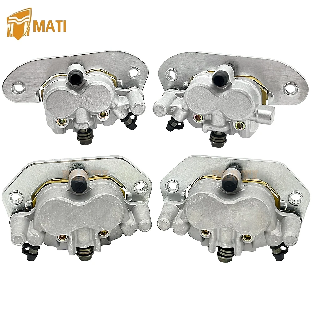 Front & Rear Brake Caliper for Yamaha Viking 700 Wolverine X2 X4 700 850 2014-2022 1XD-2580T-00-00 1XD-2580W-00-00