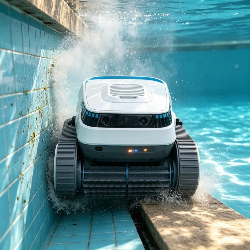 Cordless Automatic Climbing Wall Vacuum Outdoor Wireless Pool Cleaning Robot for Swimming Poo