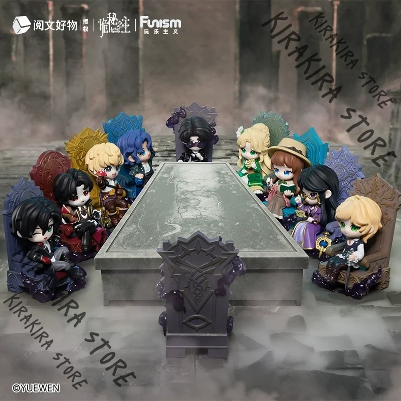 

Klein Moretti Audrey Hall Lord of Mysteries Q Version official genuine peripheral Garage Kits Amon Cosplay Figurine Ornament