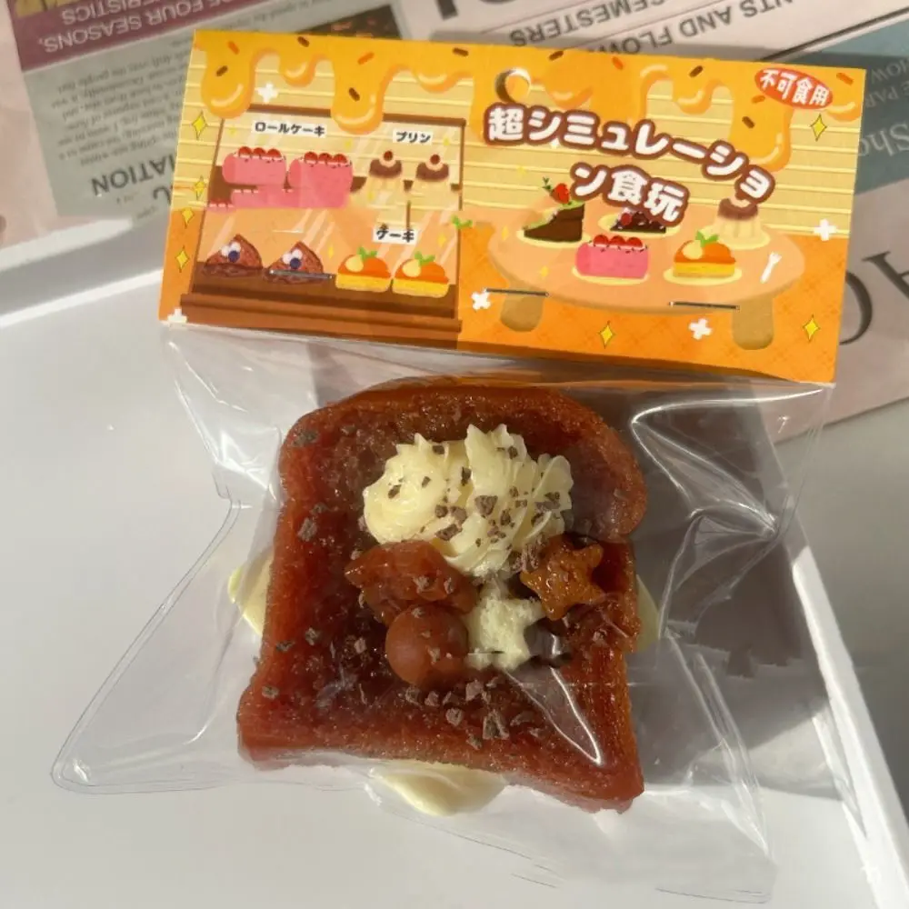 

Антистрессовая медленно растущая игрушка для сжимания, мягкая форма торта, игрушка с медленным отскоком, имитация тостов, Tpr, игрушка для снятия стресса, подарок на день рождения