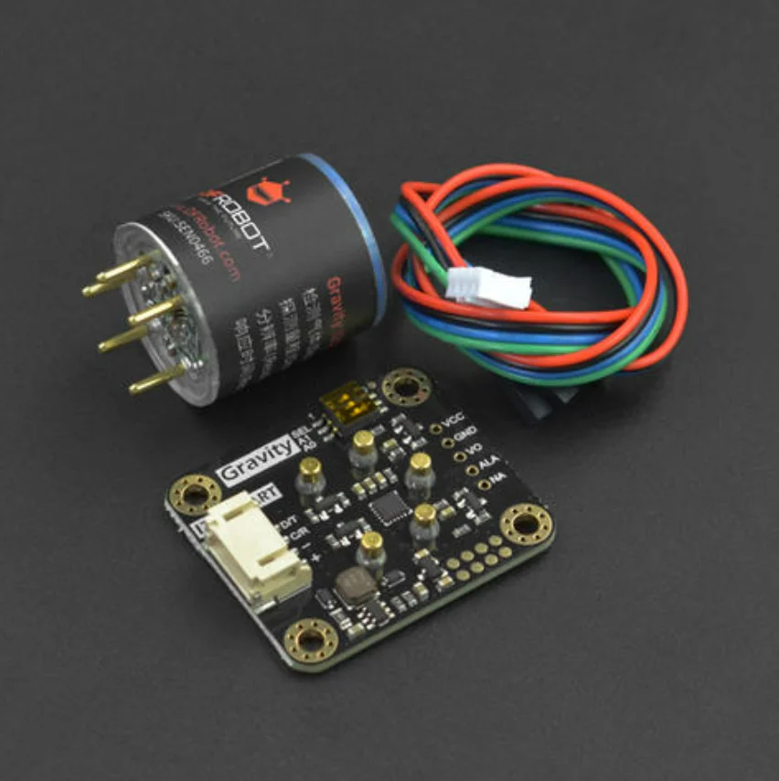 Carbon Monoxide (CO) Gas Sensor, 0-1000ppm, I2C/UART/Analog Output, 2+ Year Lifespan, for Arduino/ESP32/Raspberry Pi Industrial