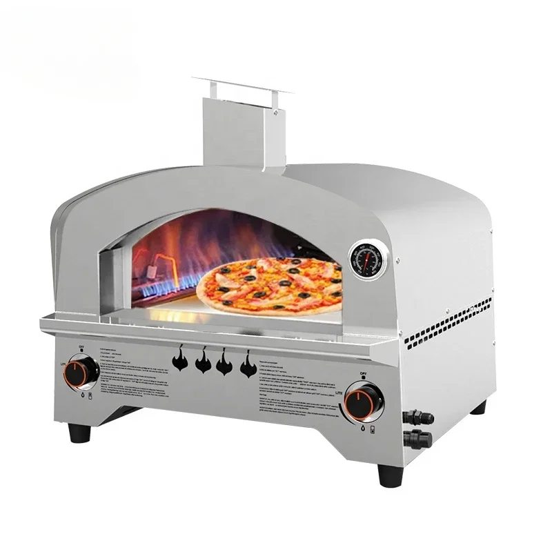 Factory Price Wholesale Backyard Outdoor Kitchen Gas Roaster Oven / Home Gas Pizza Oven / Tabletop Pizza Oven