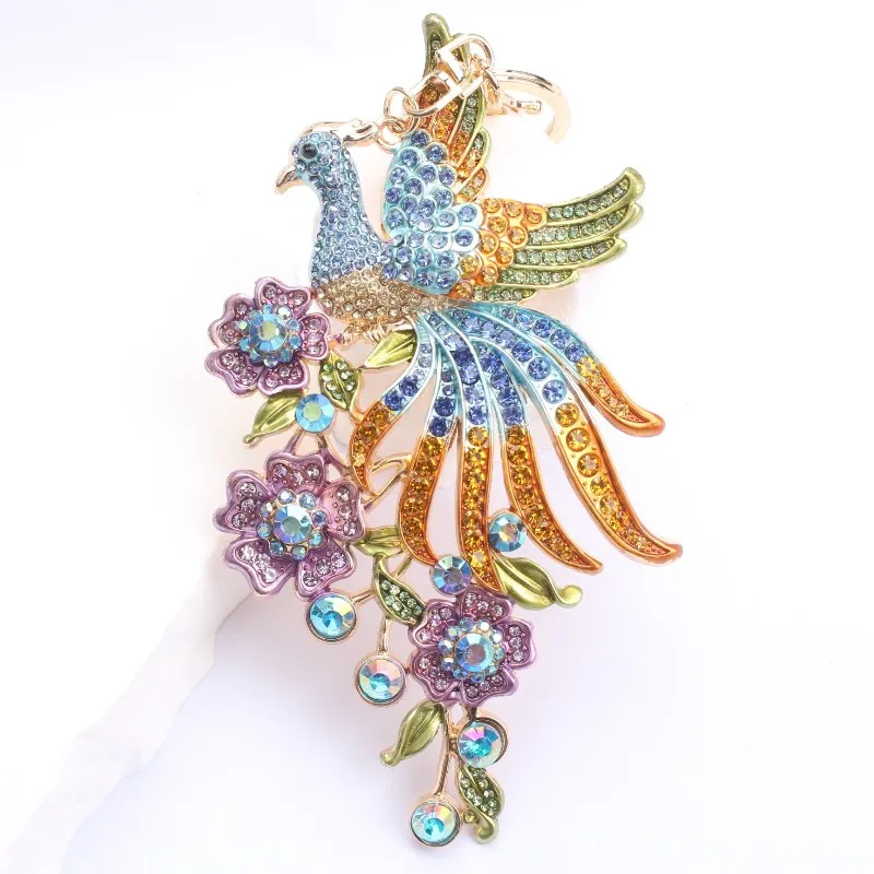 Phoenix-themed Keychain: Chic & Luxurious Present for Mythology Lovers