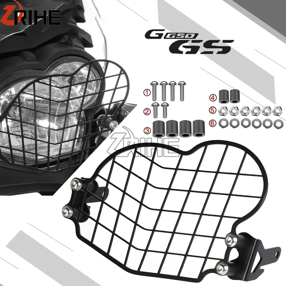 

G650GS G650gs Sertao 2012-2017 G650 XCHALLENGE/XCOUNTRY/XMOTO 07-2010 Headlight Guard Head Lamp Protection Cover Grille FOR BMW
