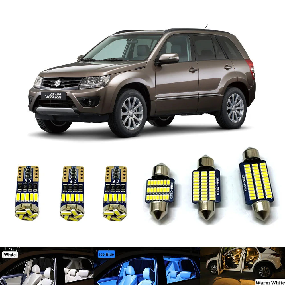 

Светодиодный внутренний светильник автомобиля для SUZUKI Grand Vitara MK 2 3 4 1999-2009 2010 2011 2012 2013 2014 2015 2016 2017 2018 2019 2020 Canbus