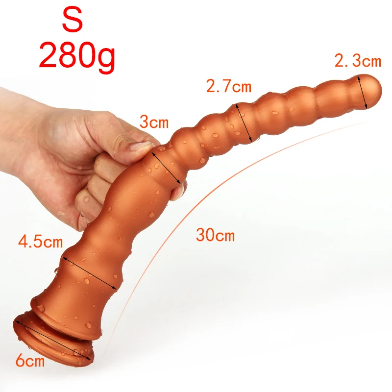 Super Long Anal Dildo Huge Soft Anal Butt Plug Erotic Adult Sex Toys For Women Men Anus Dilator Masturbator Big Butt Plug