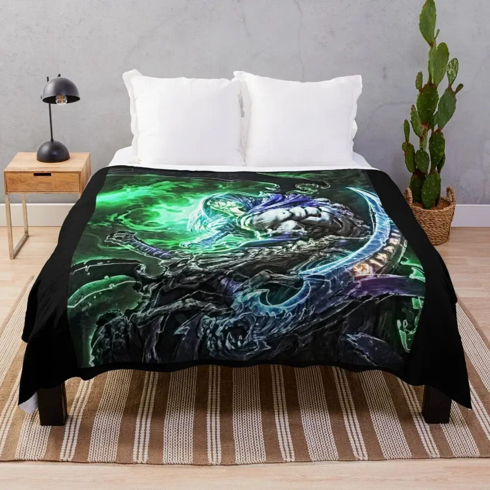 

Darksiders - Death - Soul Harvest Throw Blanket Vintage Decorative Throw Blankets