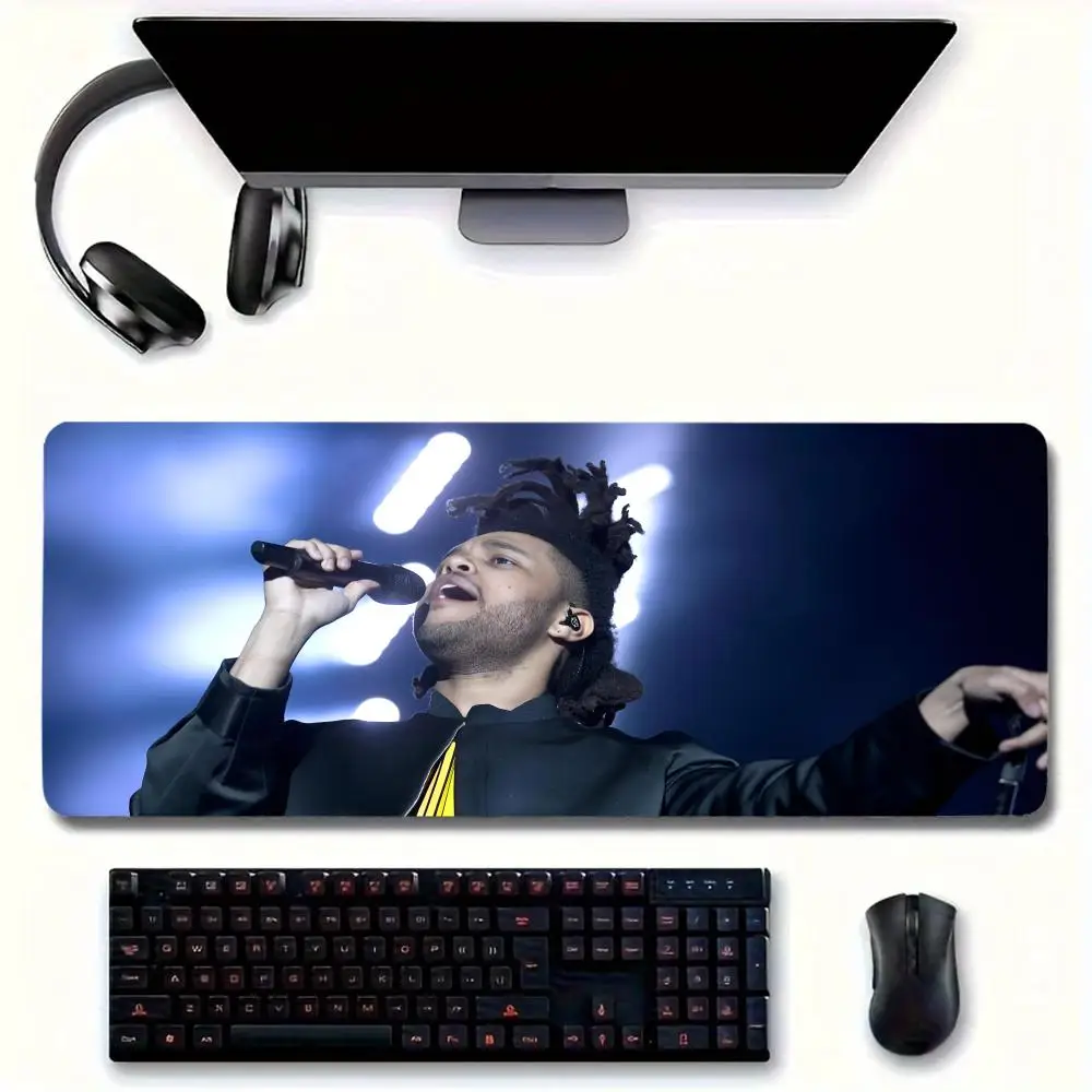 Rapper The W-Weeknd R-Retro MINISO MousePad Large Mousepad for home office Waterproof desk pad Computer Mousepad gaming Mousepad