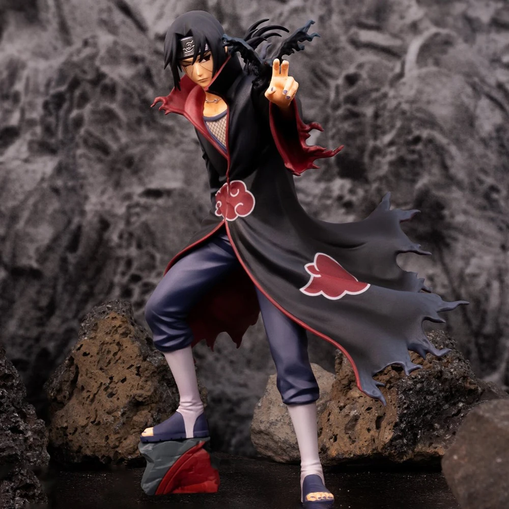 21CM Uchiha Itachi Figure Anime NARUTO Crow Shippuden Animation Model Toy Gift Collection Decoration Ornaments Artwork PVC