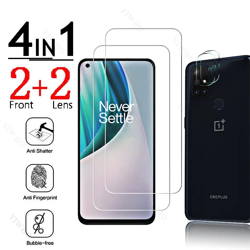 6in1 Full Cover Glass for Oneplus Nord N10 5G Fingerprint Unlock for Oneplus N 10 BE2029 6.49\