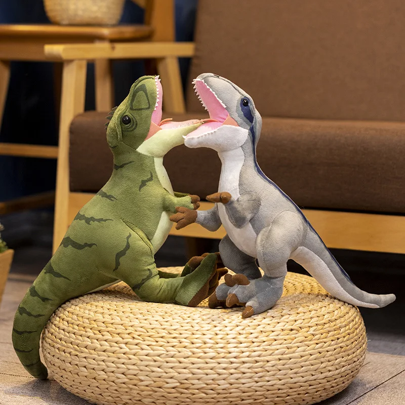 Imitação de dinossauro brinquedos de pelúcia triceratops stegosaurus tiranossauro ankylosaurus bonecas de pelúcia vida real dos desenhos animados brinquedos de dinossauro