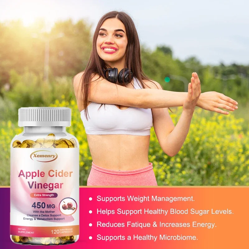 Natural Organic Malic Acid Capsules for Healthy Weight Loss, Improved Digestion, Immunity and Appetite Suppression