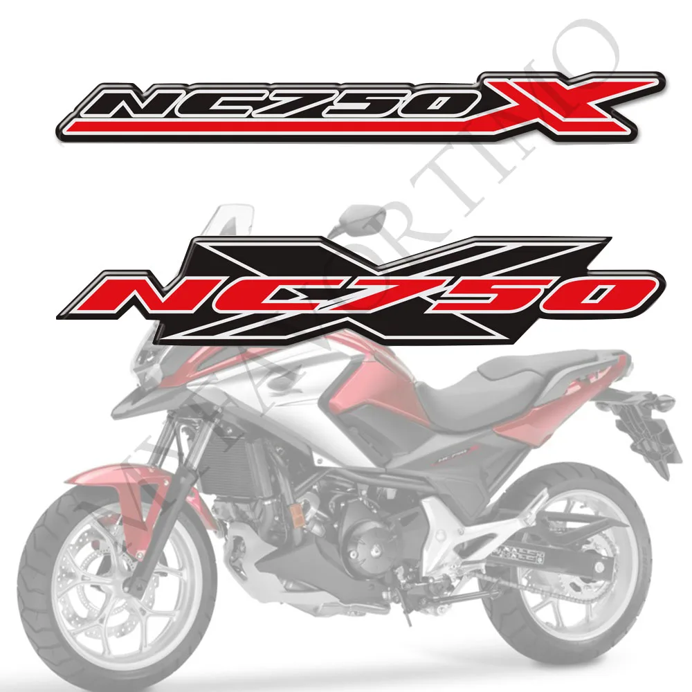 

For Honda NC750 NC750X 3D Motorcycle Stickers Side Panel Protector Fairing Decals Emblem Badge Tank Pad Protection 2018 2019