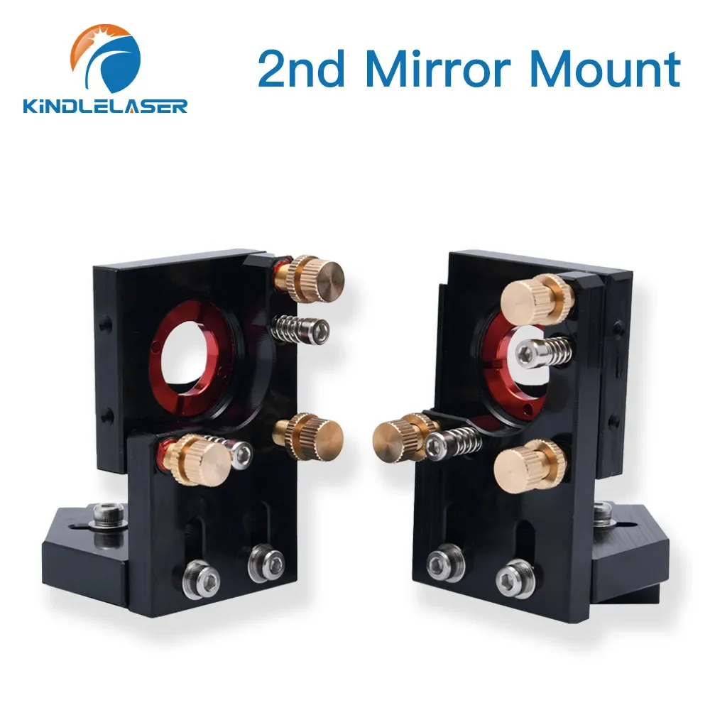 FONLAND CO2 Mirror Mount Black Second Laser Mount Mirror 25mm Integrative Mount For Laser Engraving Machine