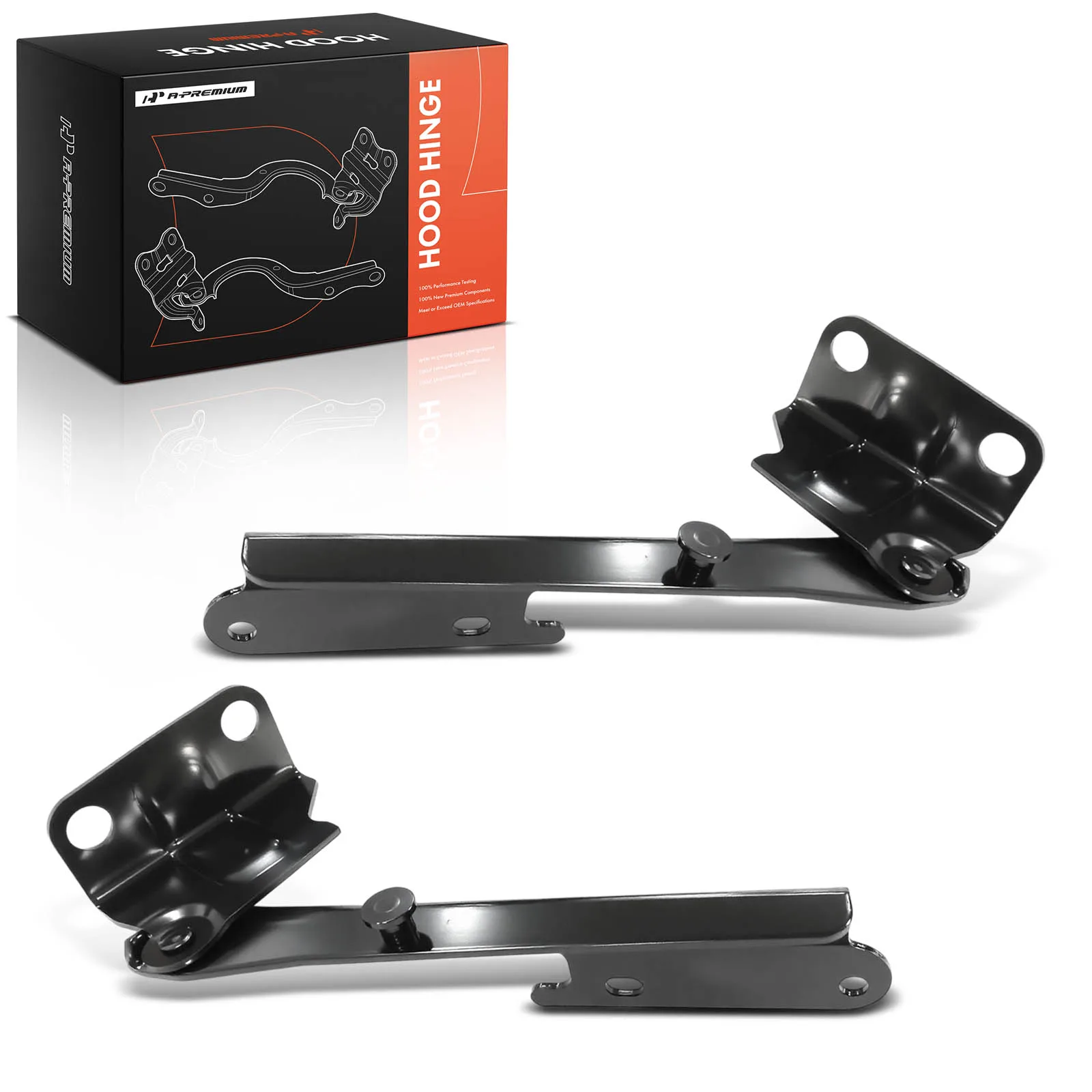 A-Premium Pair Front Driver & Passenger Side Hood Hinge for Ford Mustang 2005-2014