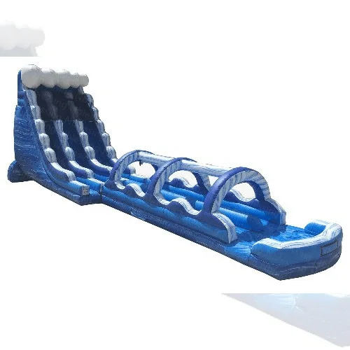 Huge Commercial Kids Adult Long Lane Inflatable Water Slide Aqua Park Slide Inflatables For Fun Park