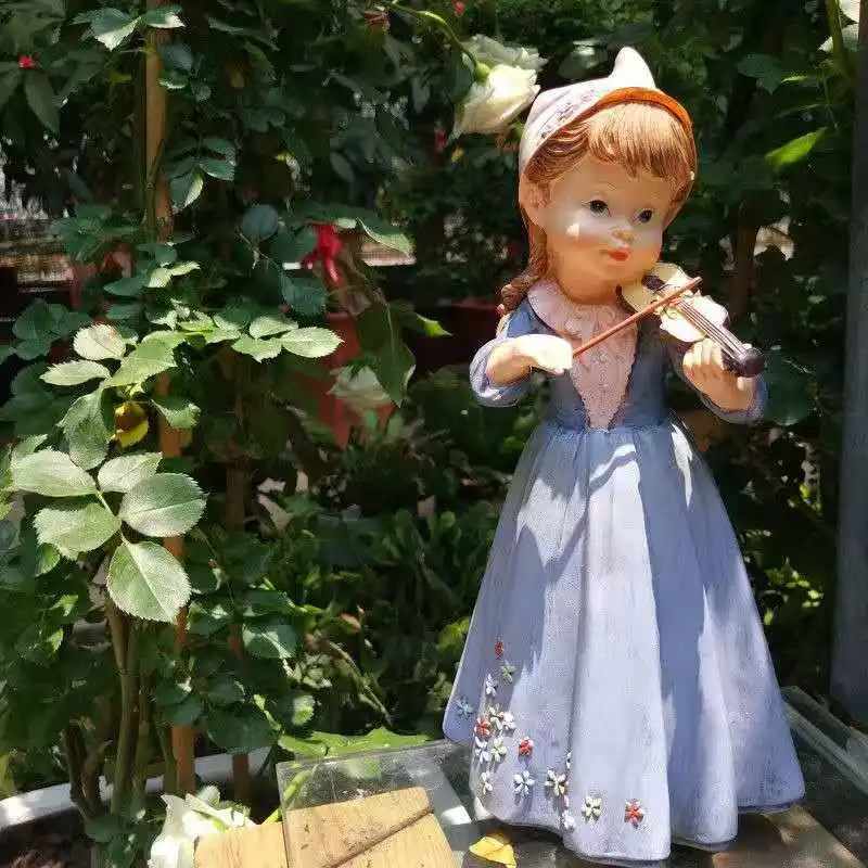 حديقة ديكور فناء الحلي مصابيح الطاقة الشمسية الحلي قزم ضوء الجنية شرفة مصغرة زهرة الجنية المشهد #5