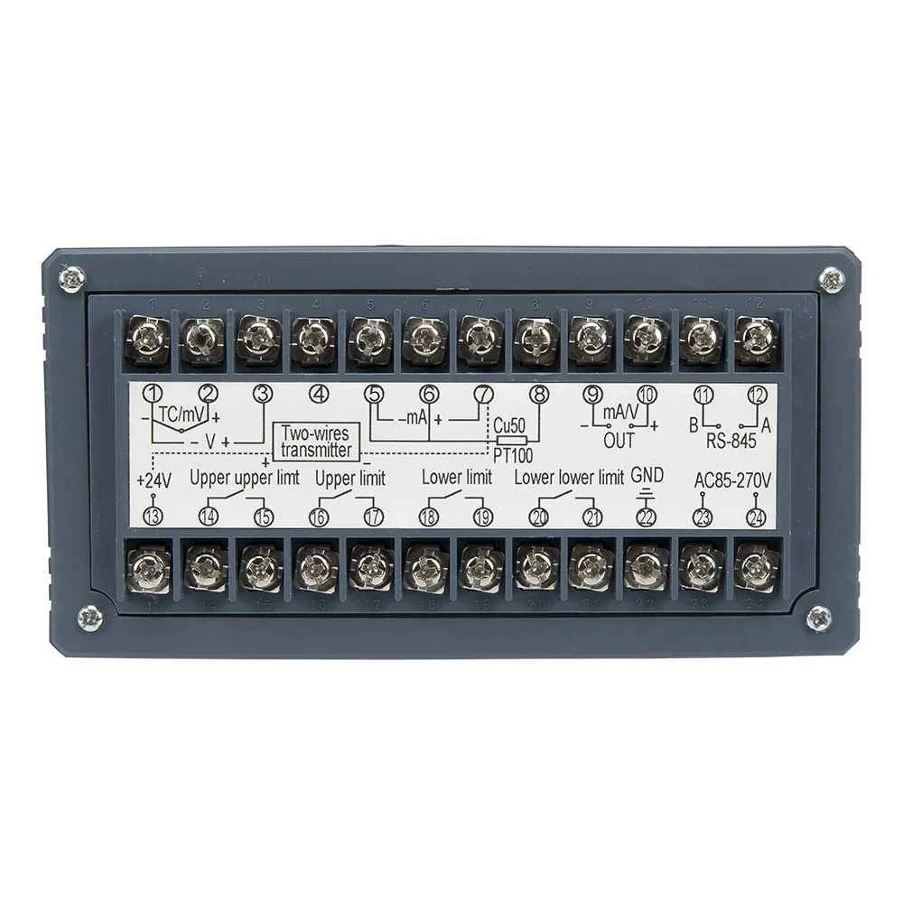 T80 220VAC controller di processo ad anello singolo con ingresso multiplo per il controllo della pressione della temperatura o del livello del