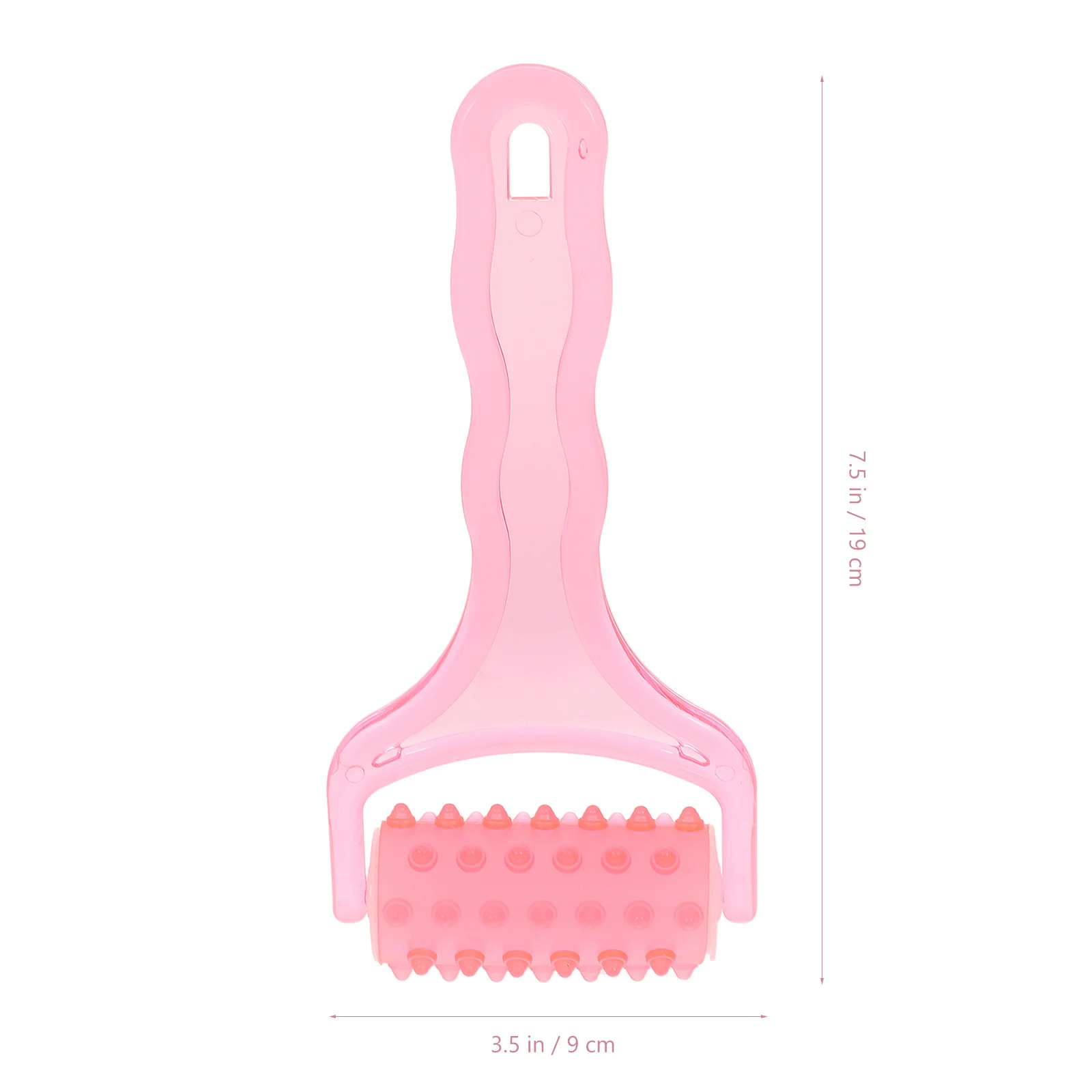 

Plastic Roller Massager Easy Grip Durable Ergonomic Design Relax Muscles Stimulate Blood Flow Manual Cell Massage Tool