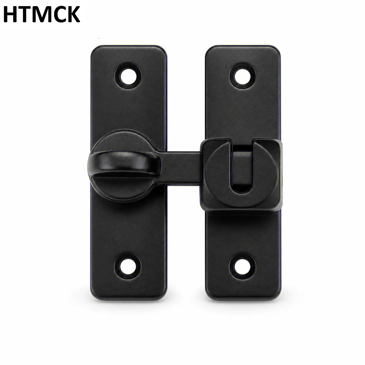 90 Degree Zinc Alloy Rotating Door Latch, Anti-Theft Flip Sliding Gate Lock, Security Cabinet Bolt Hardware