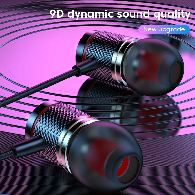 Olaf-auriculares con cable tipo C de 3,5mm, cascos estéreo 9D con micrófono, manos libres, deportivos, para Xiaomi, Huawei, Samsung