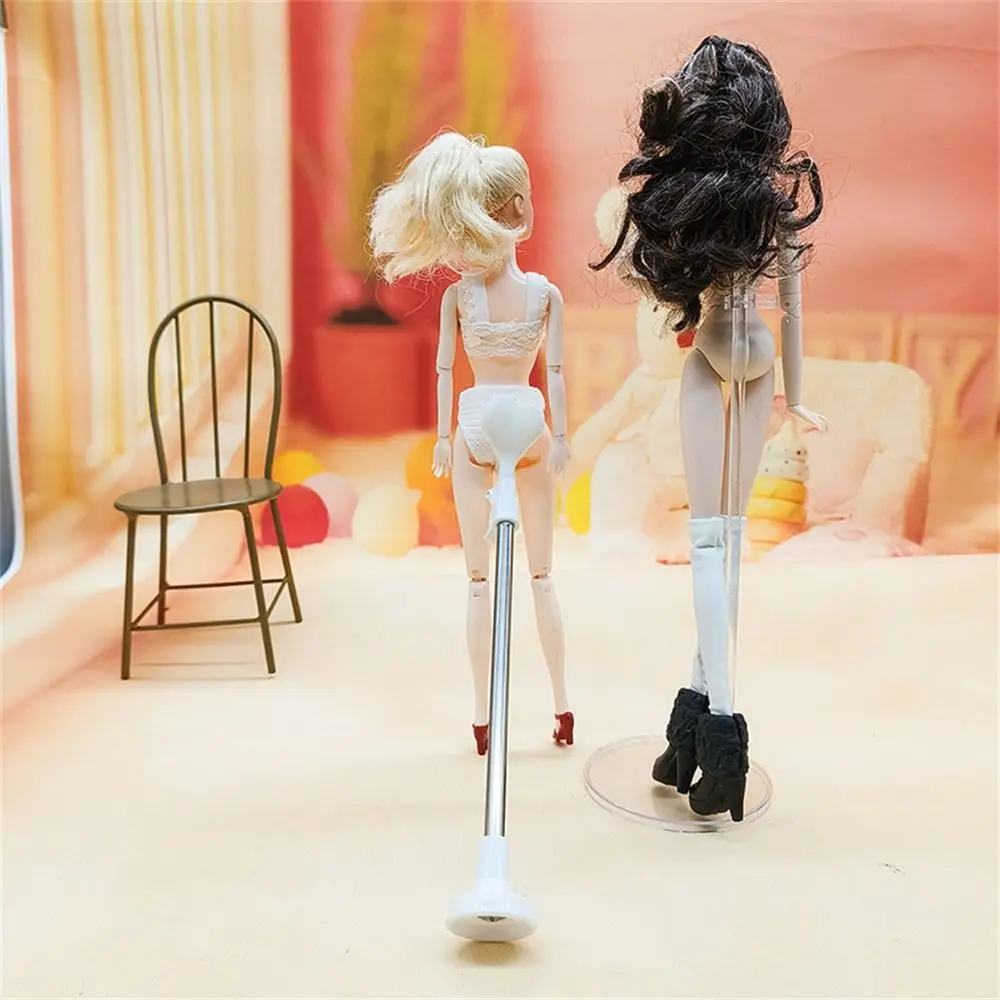 伸縮性のある人形スタンド 立っているホルダー アクションフィギュア人形ディスプレイホルダー 調整可能な4サイズ人形モデルブラケット Bjd人形