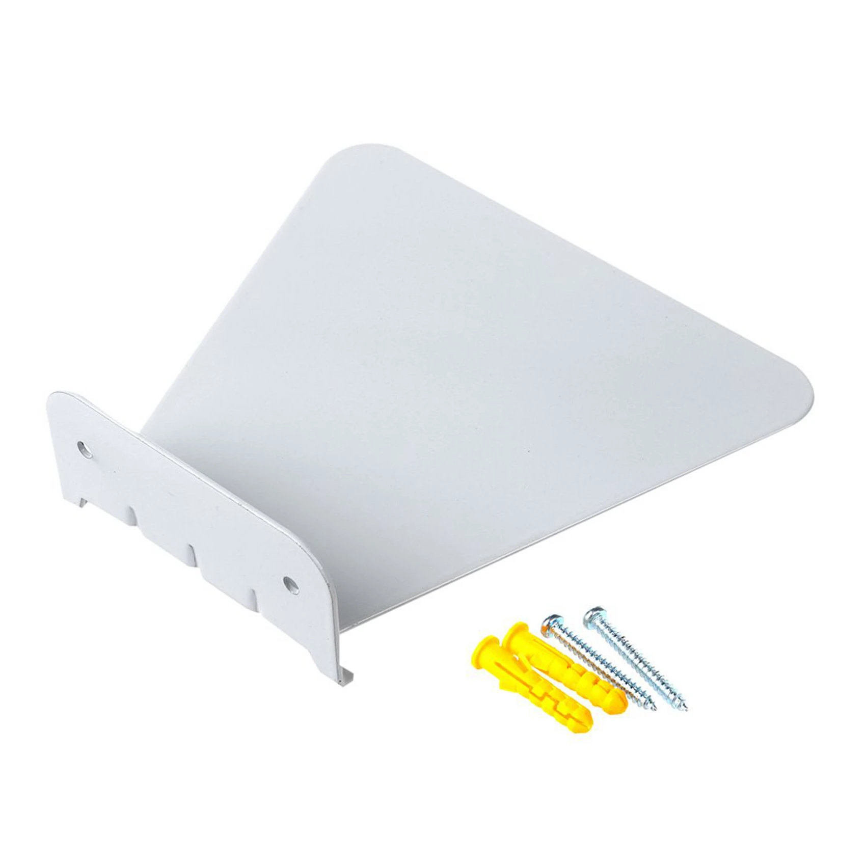 

ABUP-6Pcs Modern Iron Book Shelf Wall Invisible Bookshelf For Home Decoration Floating Bookshelf(White)
