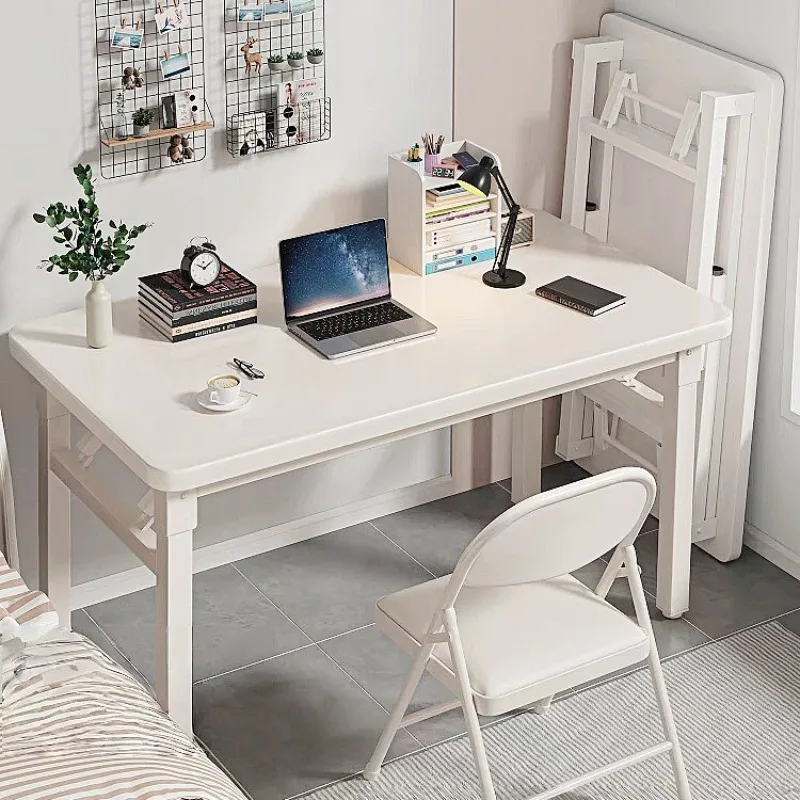 Computer desk, desk, home desk, simple learning and writing table, rectangular training table, strip table, folding table