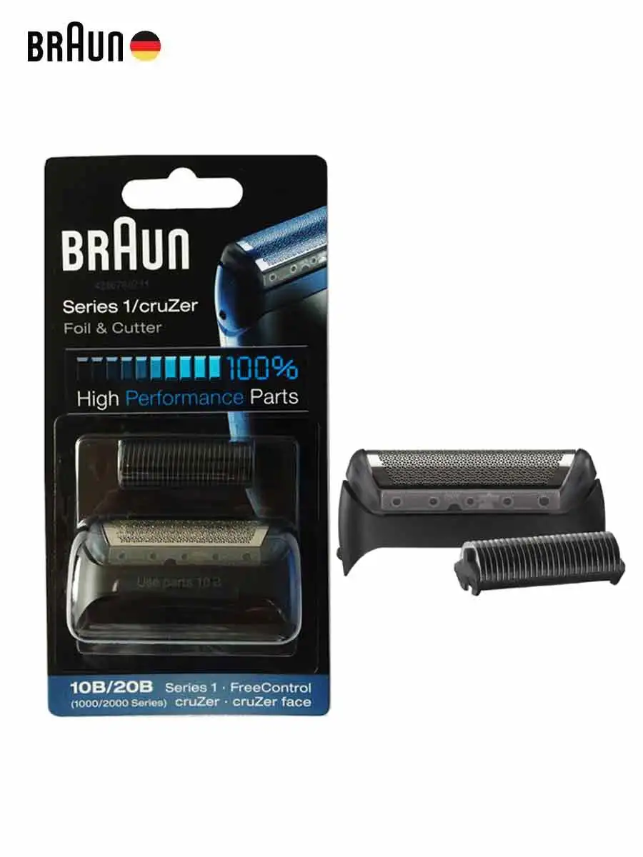 Braun 10b/20b Klinge Elektro rasierer Ersatz folie & Schneidkopf (Serie) 1 Serie mg5010 Cruzer-Serie