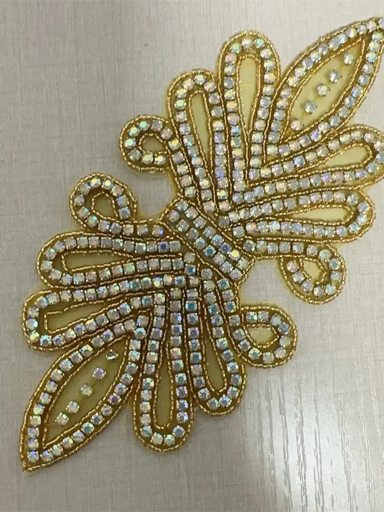 Patchs décoratifs en perles et strass en cristal, offre spéciale, pour vêtements, bricolage