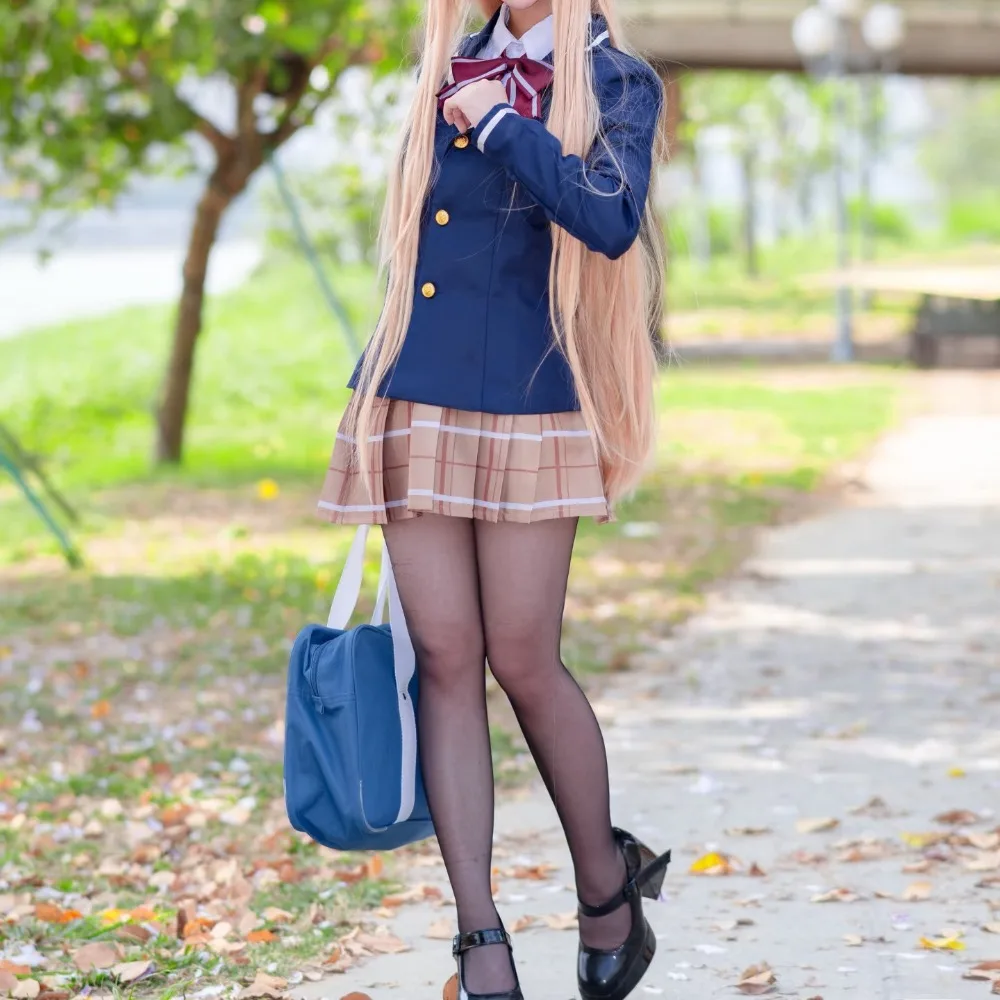 The Angel Next Door Spoils Me Rotten Mahiru Shiina JK Uniform Cosplay Costume Full Set Amane Itsuki Halloween Comic Con Outfit view 5