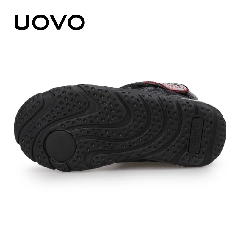 Winter Boots Kids UOVO 2024 New Arrival Warm Shoes Fashion  Plush Boys and Girls Snow Footwear Size #28-36