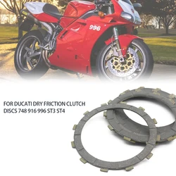 Motorcycle 7 PCS Clutch Plate Friction Disc For Ducati 748 749 851 888 900 916 944 996 998 999 1098 1198 Monster 900 1000 1100