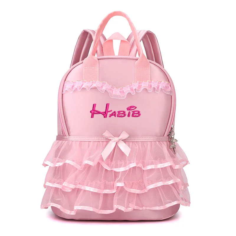 Mochila personalizada para práctica de baile, ballet, bolsa especial de baile latino, bolsa de almacenamiento para uniforme de baile para niña