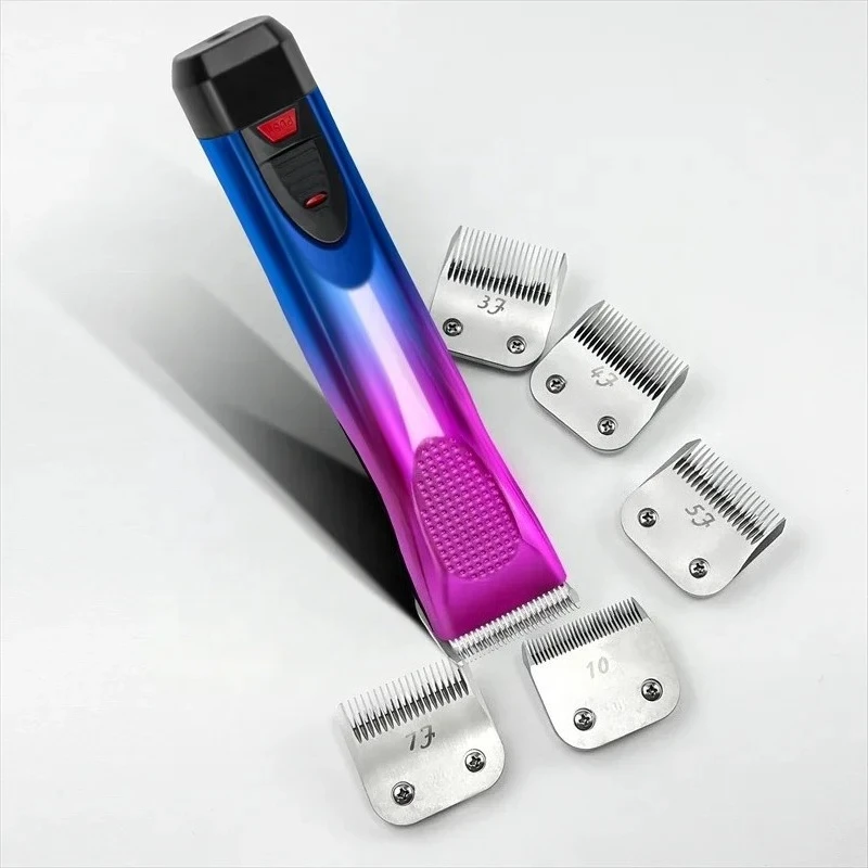 Máquina de cortar cães, cabo recarregável de baixo ruído, kit elétrico sem escova para tosa de animais de estimação, cortador de cães a5