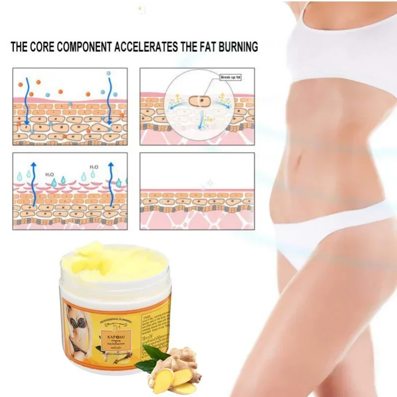 Ginger Fat Burning Cream Massage Body Toning Slimming Gel Loss Weight Shaping Health Care Muscle Massage Cream anti cellulite