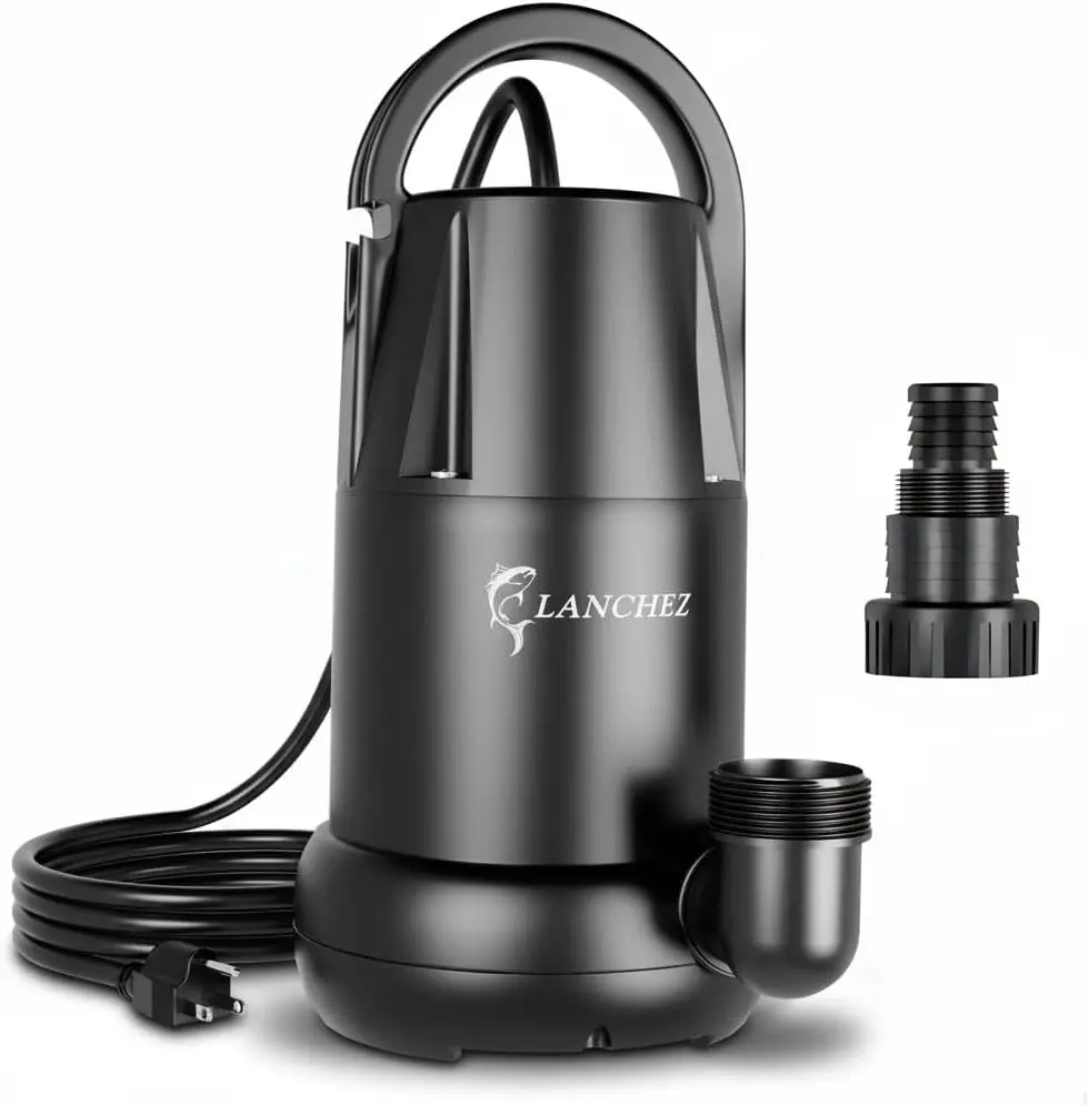 

Погружной водяной насос 1 HP, высокопроизводительный (4700 GPH), портативный, для бассейнов, прудов, подвалов, с кабелем 25 футов