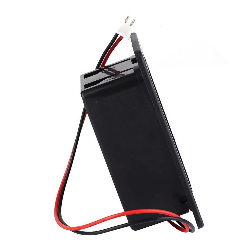 بطارية 9 فولت متوافقة صندوق بطارية 9 فولت مقصورة بطارية موصل بيك اب غطاء علبة البطارية أسود #4