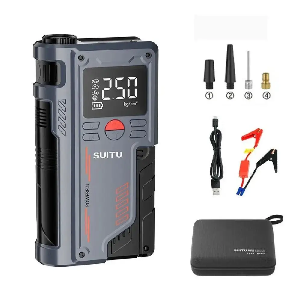 4 في 1 سيارة الانتقال كاتب مع ضاغط الهواء 20000mAh المحمولة الداعم شاحن 1000A قوية بطارية السيارة بدء الجهاز