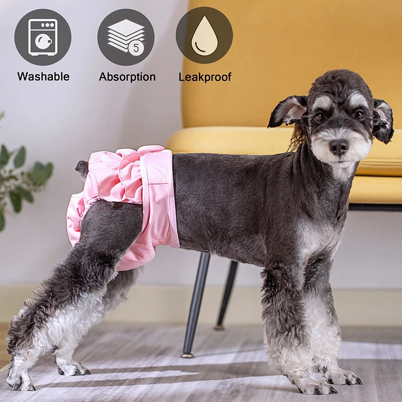 Dog Washable Physiological Pants Dogs Shorts Panties for Small Large Doggy Menstruation Underwear Briefs Jumpsuit Pet Supplies